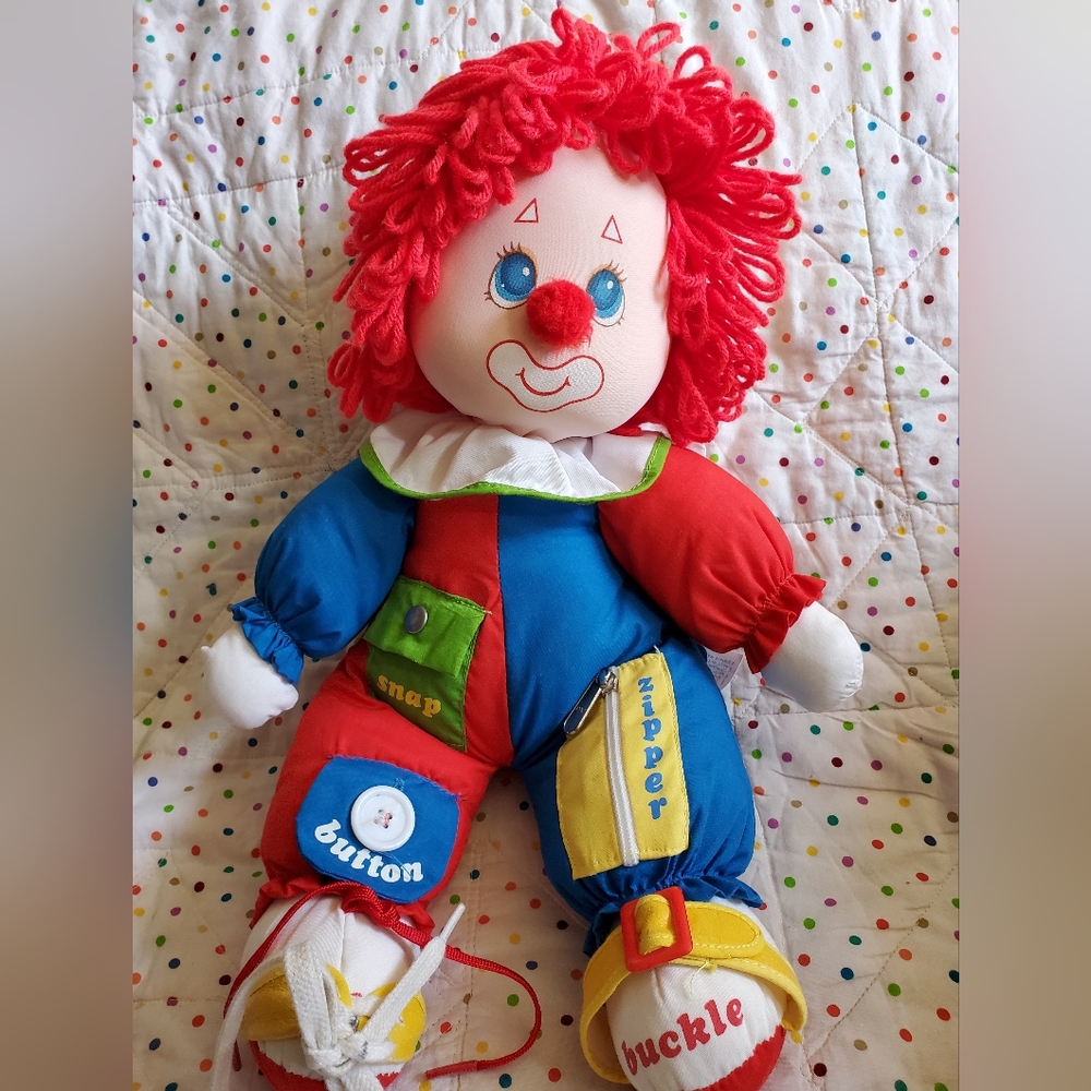 Vintage Amtoy 1980’s Teach Me How To Dress Doll